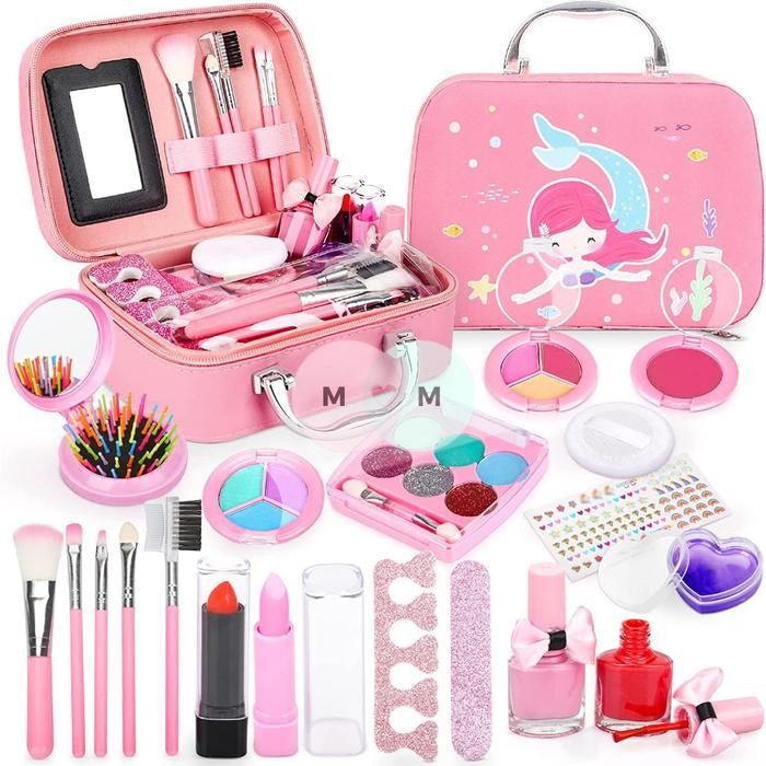 

SIAPKIRIM Mainan Make up Bag Mermaid Alat rias Anak Fungsi real Tas make up anak READY STOCK