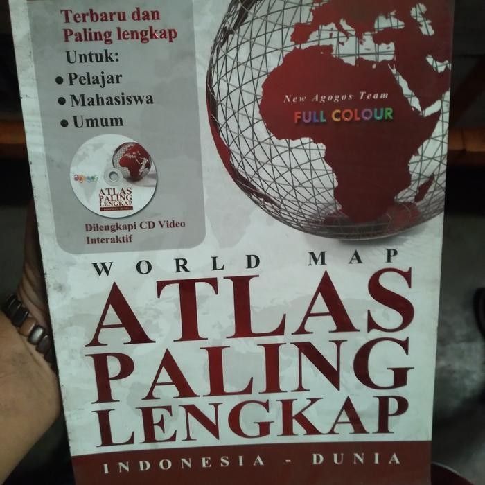 

BUKU ATLAS WORLD MAPS PALING LENGKAP INDONESIA-DUNIA +CD ( Agogos)