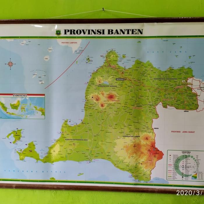 

HOT SALE Peta Provinsi Banten (Bingkai) Terjamin