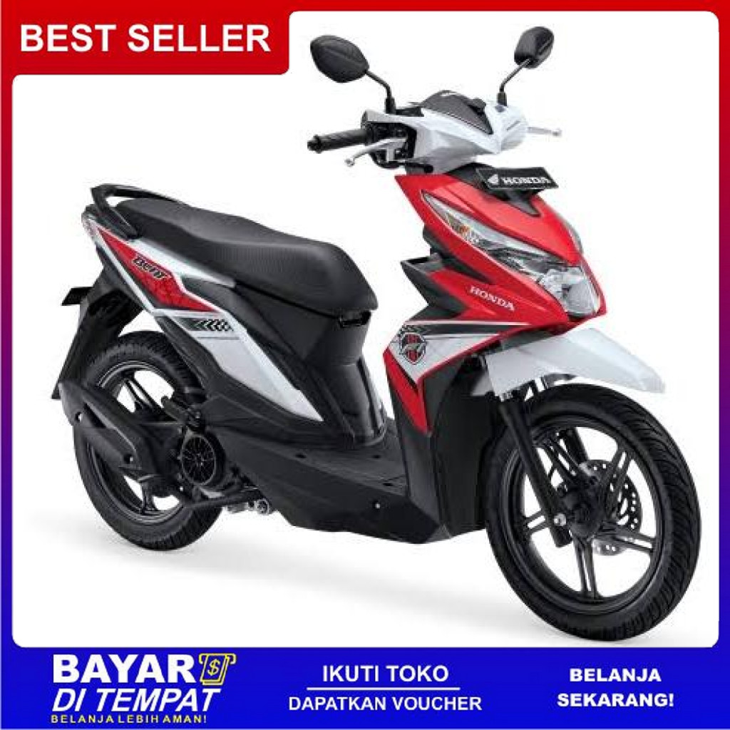 FREE ONGKIR SEGITIGA SHOCK DEPAN BEAT FI ECO 2016 - 2019 BEAT STREET 2017 ORIGINAL BISA COD