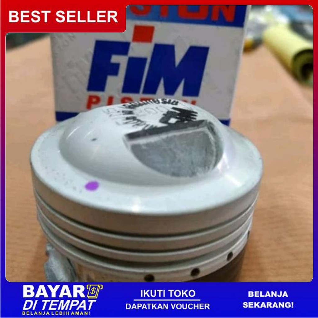FREE ONGKIR PISTON SEHER FIM ONLY MENTAH HIGH DOME 52 MM PIN 13 MM BISA COD