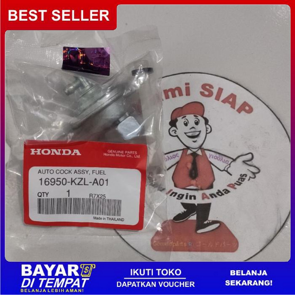 FREE ONGKIR 16950-KZL-A01 AUTO COCK ASSY FUEL MEMBRAN KRAN BENSIN BEAT VARIO BISA COD