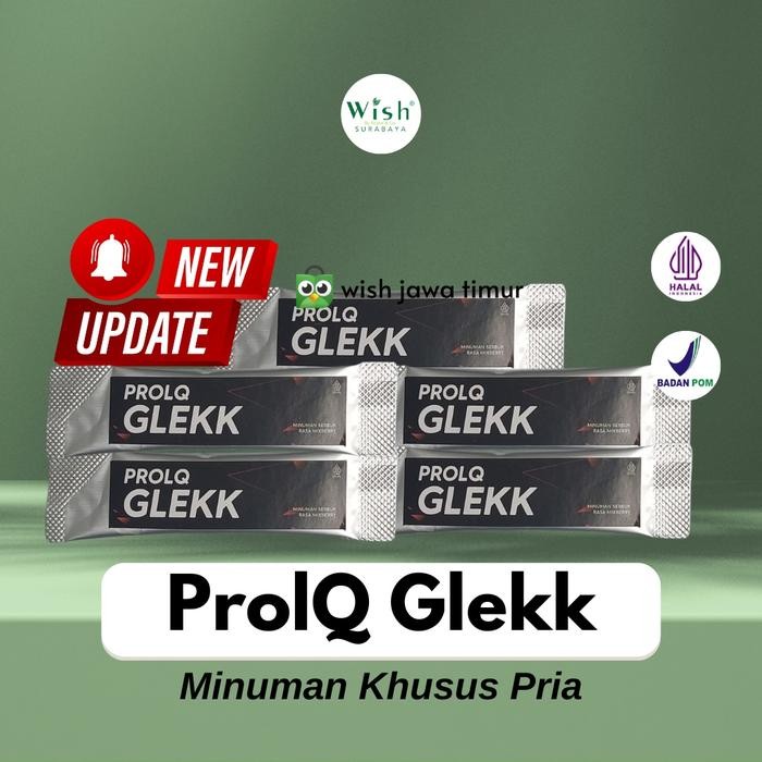 TOP" SERBUK PROLQ GLEKK WISH HERBAL CARE DR BOYKE SURABAYA PER SATU SACHET