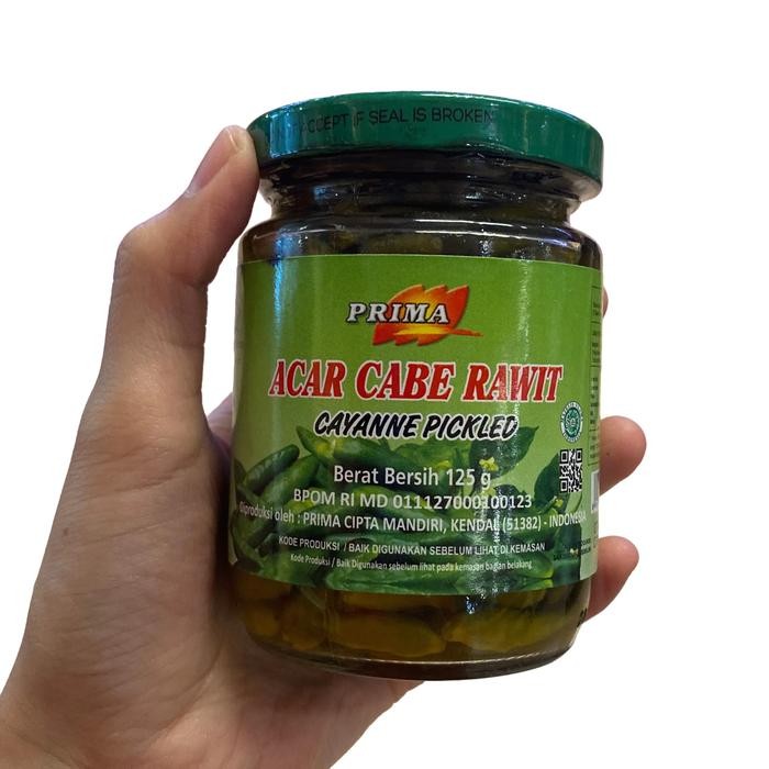 

Prima Acar Cabe Rawit 125gr