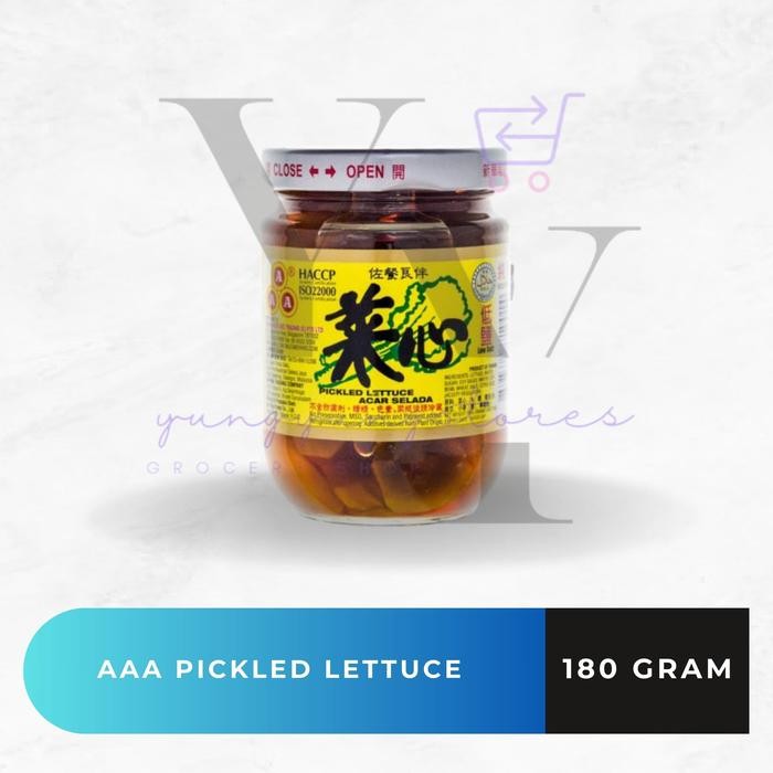 

Pickled Lettuce / Acar Selada / Caisim dalam Botol AAA Brand 180 gram