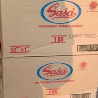 

Sasa 1kg x 12 bungkus dus / Micin Sasa 1kg /Sasa Penyedap Rasa 1kg dus