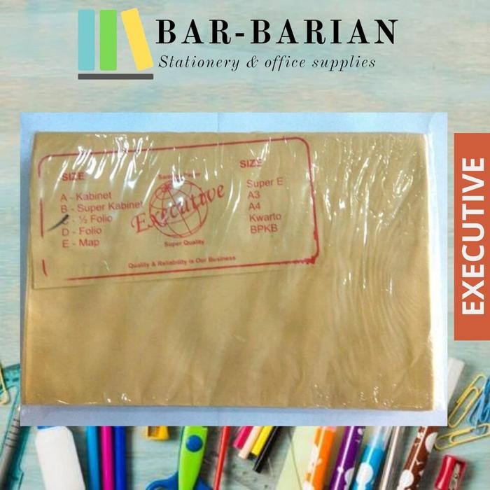 

AMPLOP COKLAT FOLIO EXECUTIVE / AMPLOP COKLAT ISI 100 LEMBAR F4 KODE 803