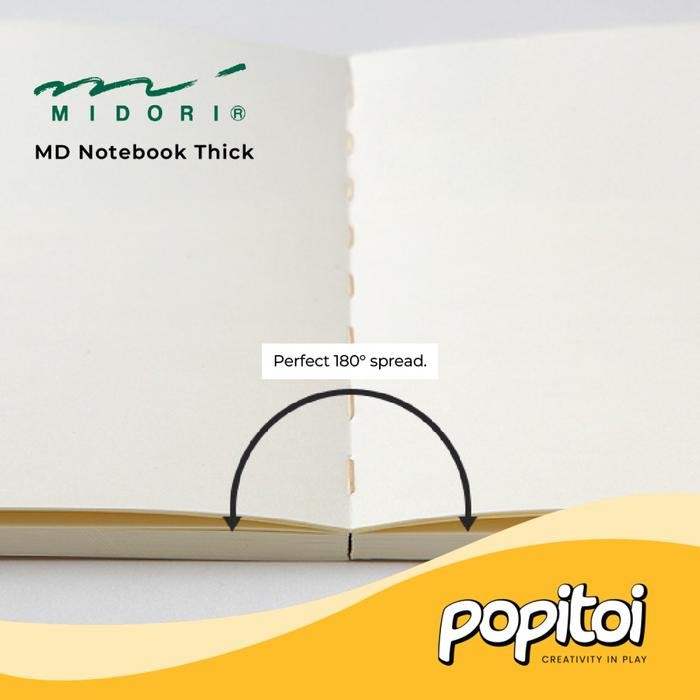 

Midori MD Notebook A5 Thick Plain Square Drawing Pad Sketchbook