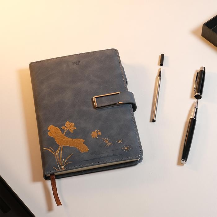 

Set Buku Agenda Catatan Kerja Binder Jurnal Harian Buku Diary Notebook With Pulpen / Pena