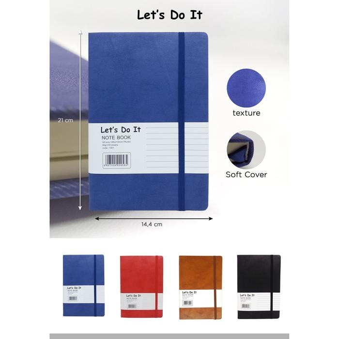 

Note Book Buku Tulis Catatan Diary Agenda Daiichi LET'S DO IT 1901 A5
