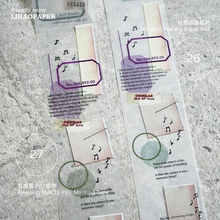 

Lihao Paper Amusing Tracing Paper Roll & PET Tape