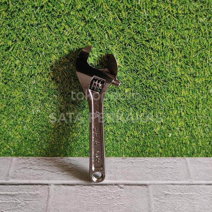 Kunci Inggris 4 Inch 47201 Adjustable Wrench SATA TOOLS