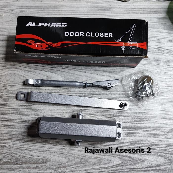 Door Closer Alat Penutup Pintu Rumah Otomatis Hidrolik Silver