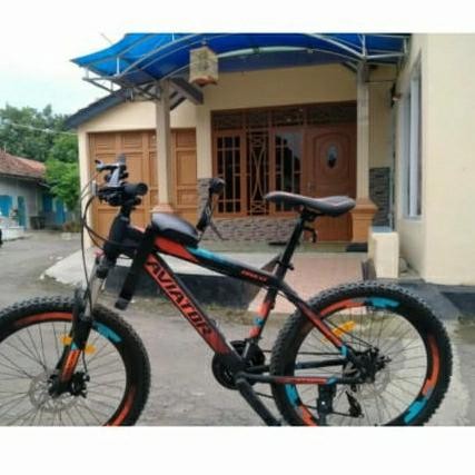 boncengan anak sepeda mtb / boncengan depan anak sepeda mtb (SATU SET)