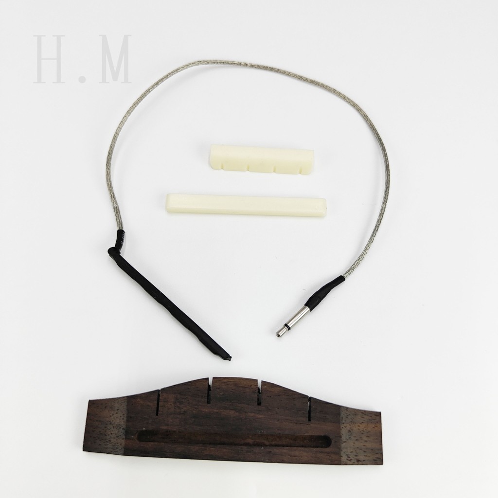 1Set Ukulele Accessories ukulele bridge +ukulele upper and lower pillows +ukulele pickup sticks