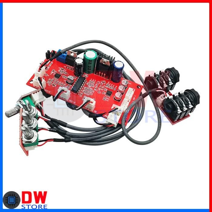 [Expert] Modul PT2399 AD828 Stereo Karaoke 2 Ch Microphone Echo Reverb Efek