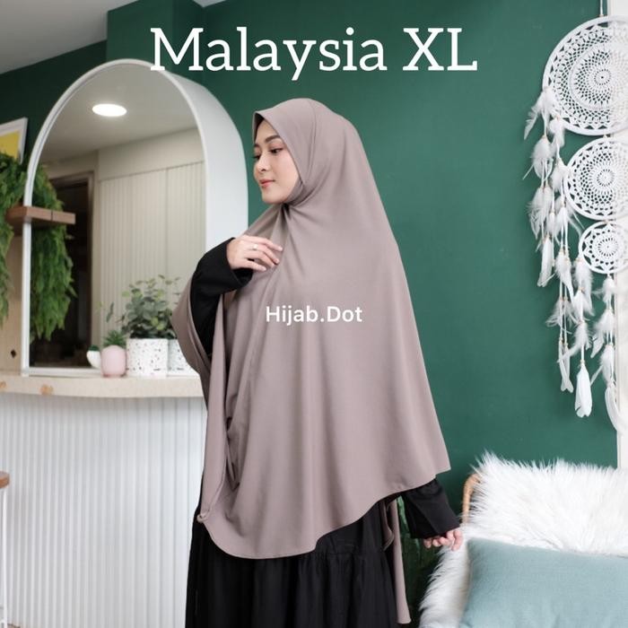 Hijab Dagu Malaysia XL Jumbo Syari Jersey Premium