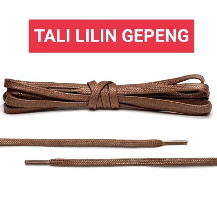 (Expert) TALI SEPATU LILIN GEPENG WAXED LACES