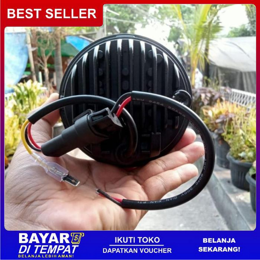 FREE ONGKIR LAMPU FOGLAMP PANTER LS KARIMUN KOTAK MAVEN APV HARLEY HONDA C70 VESPA DAYMAKER 4.5 INCH