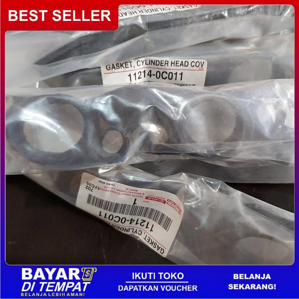 FREE ONGKIR SEAL BUSI/CYLINDER HEAD COV MOBIL INNOVA BENSIN ORIGINAL BISA COD
