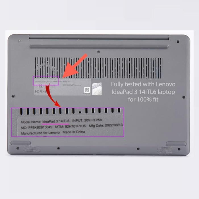 Casing Lenovo Ideapad Slim 3 15Ian8 15Iru8 Amn8 Casing Laptop Lcd Back Cover Frame Front Bezel