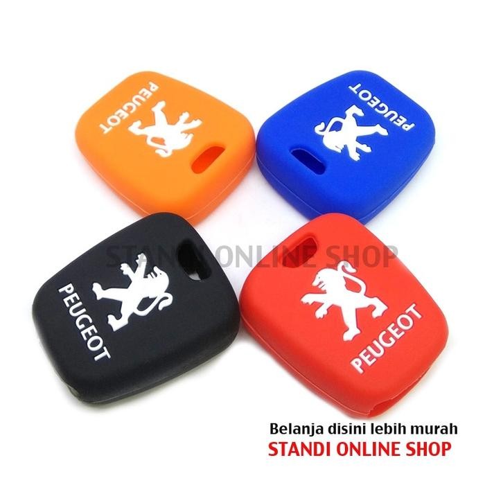 BEST SELLER KONDOM KUNCI SILIKON REMOTE KEYSHIRT PEUGEOT 107 207 307 407 106 206