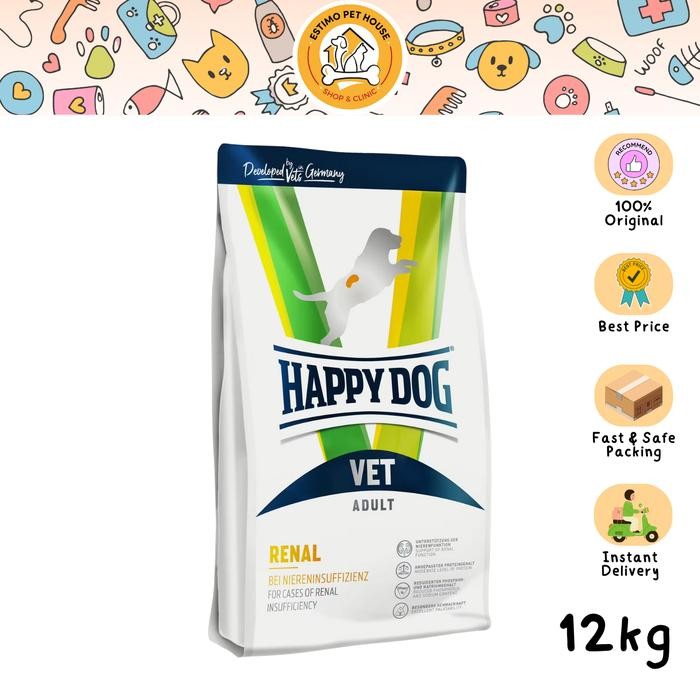Happy Dog Vet Renal 12Kg Makanan Kering Anjing