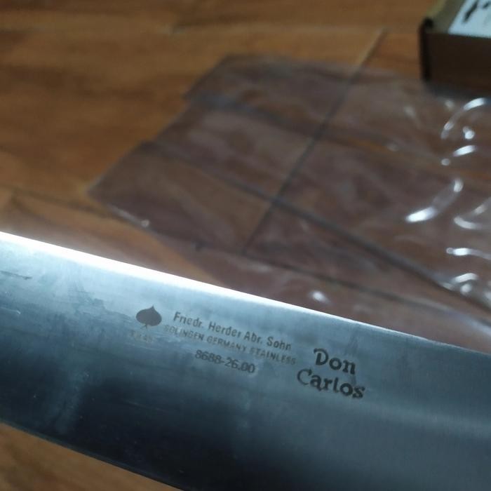 Don Carlos 8688 pisau cap garpu 12 inch original solingen Germany