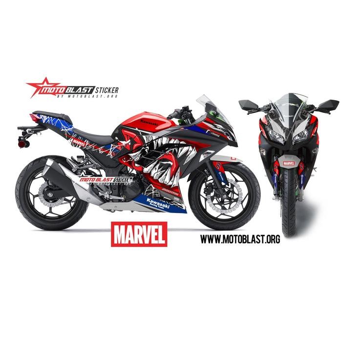 Decal Stiker Kawasaki Ninja 250R Fi Venom