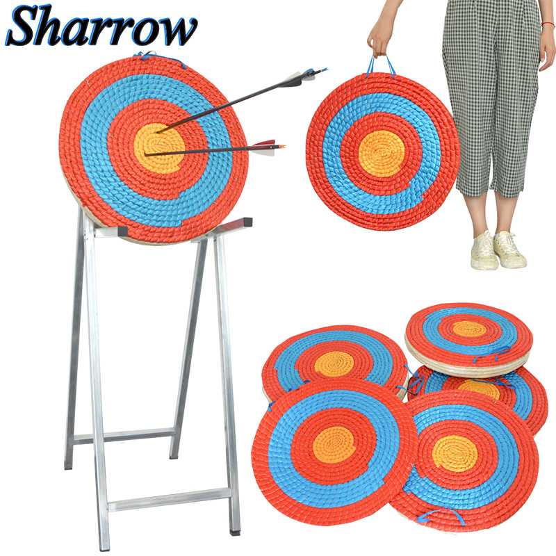 Grass Archery Target Recurve Compound Bow Darts Crossbow Shooting Practice 55cm Single Layer Outdoor