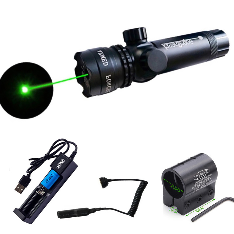 Green Laser Sight Hunting Laser Pointer Laser Pointer High-Power Powerful Outdoor Tactical Sight Adj