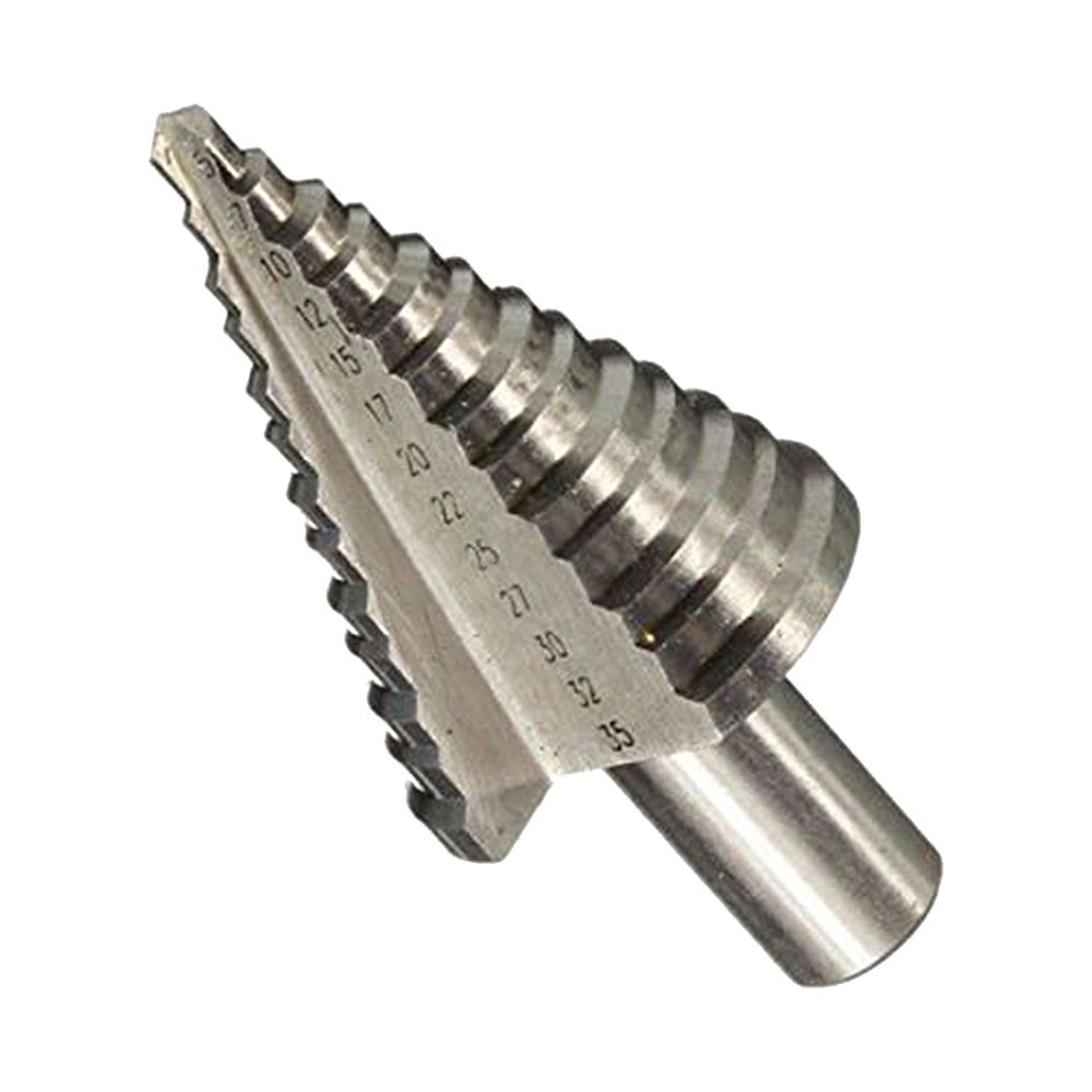 HSS Step Drill Tool 5-35MM 13 Steps Multiple Hole Metals Platic Wood Cone Drill Bits