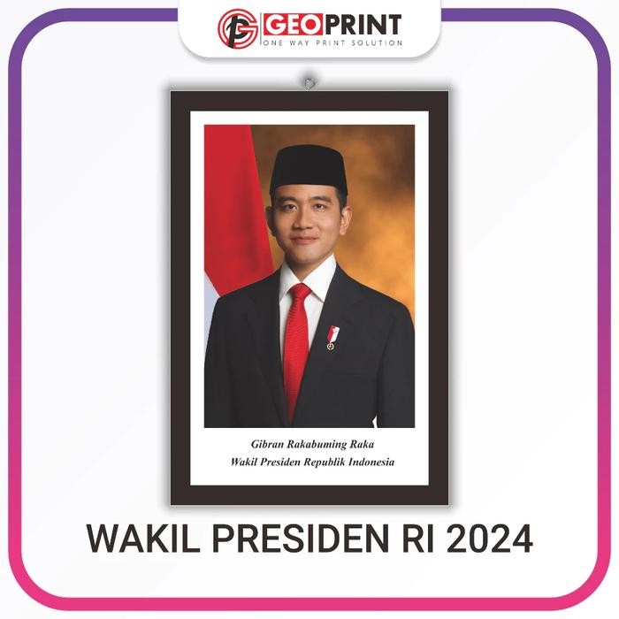 

! FOTO PRESIDEN DAN PRESIDEN 2024 UKURAN A4 SUDAH DENGAN FIGURA MDF