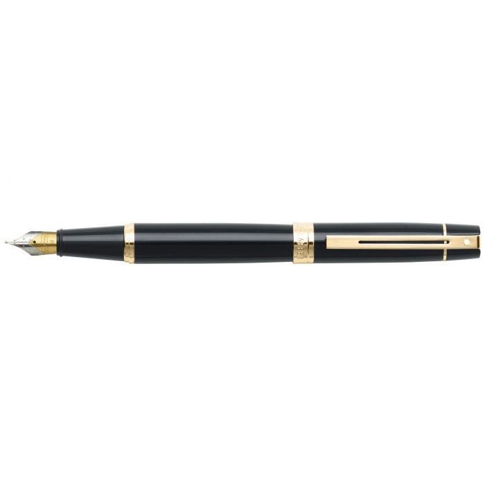 

Sheaffer 300 Glossy Black with Gold Tone Fountain Pen