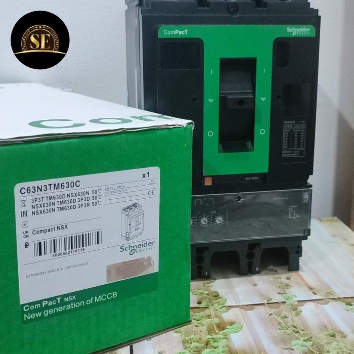 Berkualitas Mccb / Breaker Schneider Nsx630N 3P 630A 3Phase Lv432893 50Ka Tm630D