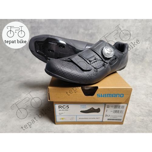 Sepatu Shimano RC5 SH-RC502 Women Black Sepatu Cleat Roadbike Black