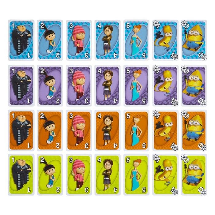 Uno Despicable Me 4 Card Game For Kids Mainan Kartu Uno