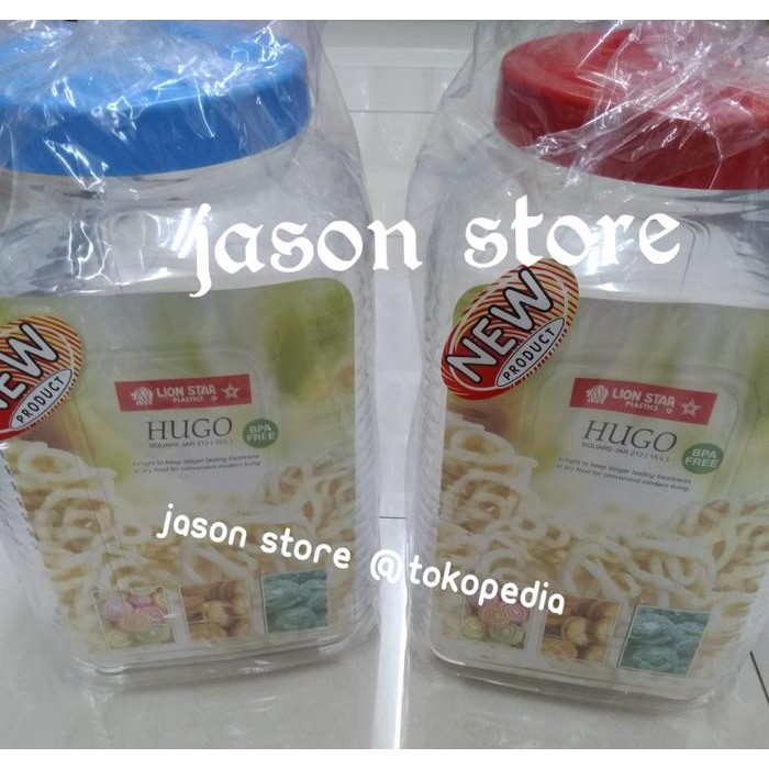 Toples Hugo Lion star 15 liter/Hugo square, round jar lion star