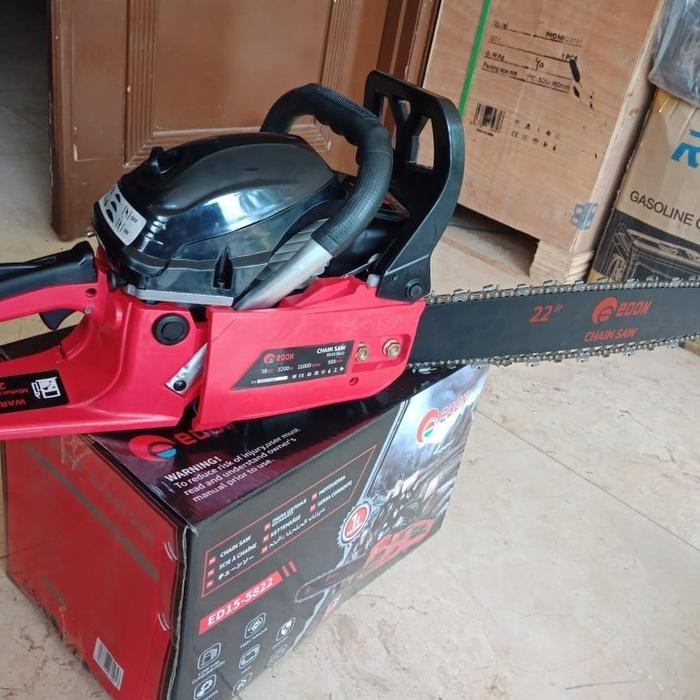 Promo Mesin Gergaji Kayu Pohon Chainsaw 22 Inch Chain Saw Senso Edon Termurah