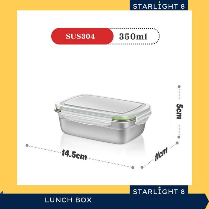 

(Expert) Kotak Makan Stainless Steel LocknLock Seal Anti Bocor High Quality