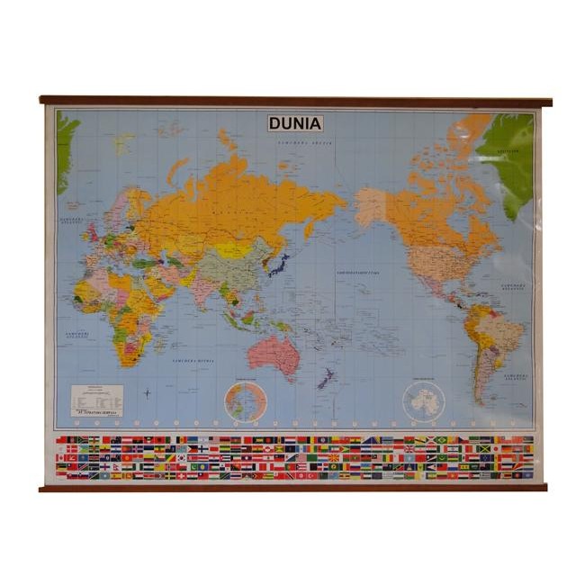 

TERLARIS! Peta Dunia (Bingkai)