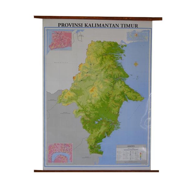 

Peta Provinsi Kalimantan Timur (Bingkai)