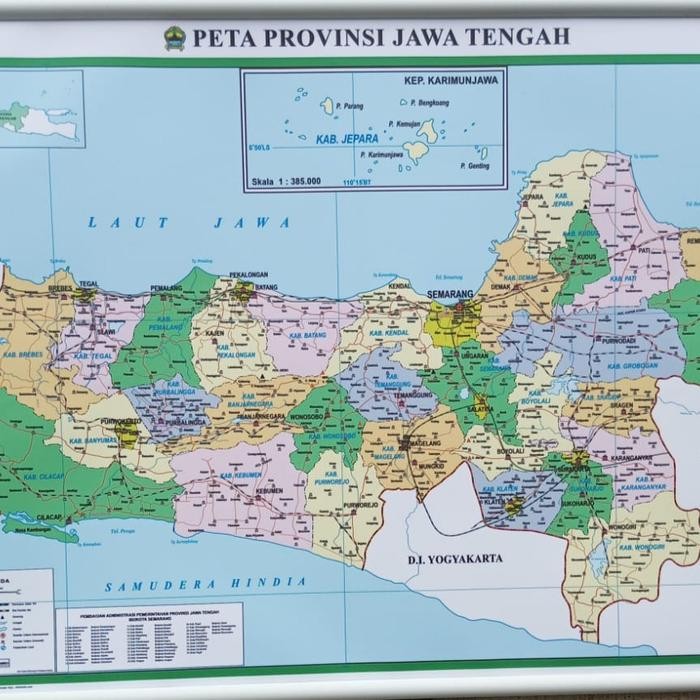

HOT SALE! peta provinsi jawa tengah bingkai