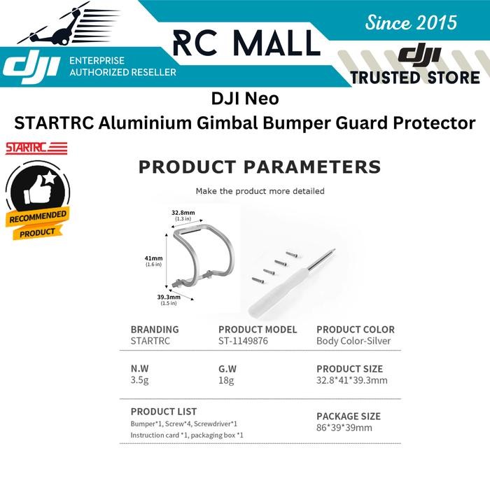GIMBAL PROTECTOR DJI NEO GIMBAL BUMPER GUARD CAMERA GIMBAL PELINDUNG GIMBAL KAMERA DRONE DJI NEO