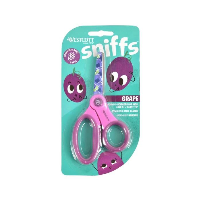 

WESTCOTT SNIFFS GRAPE 5 INCH SCENTED SCISSORS FOR KIDS