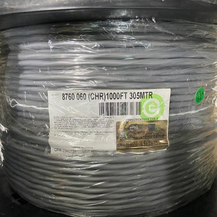 Kabel Belden 8760 Cable Awg 18 1 Pair Best