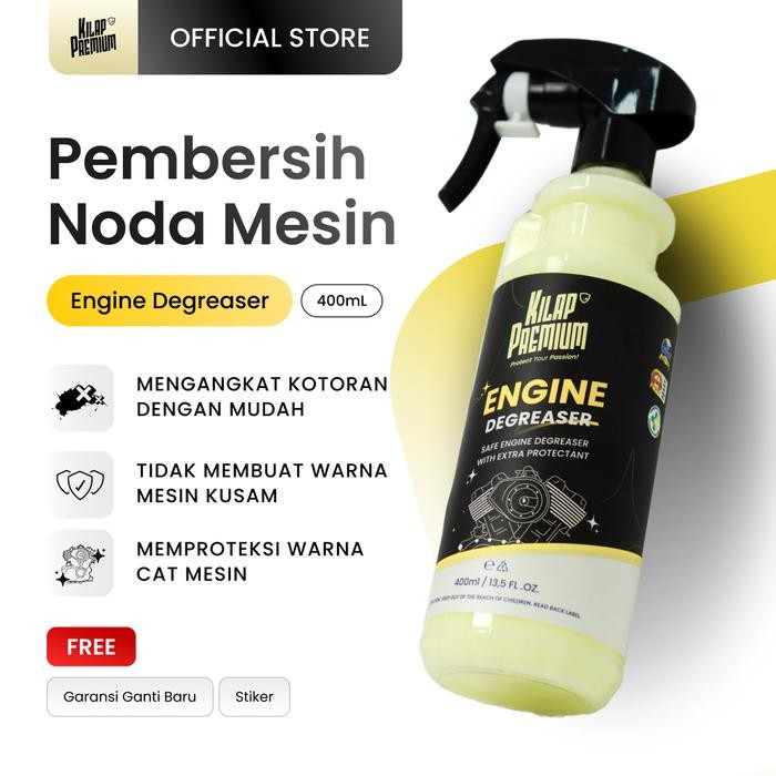 Kilap Premium - Engine Degreaser Pembersih Kotoran Mesin Velg Oli