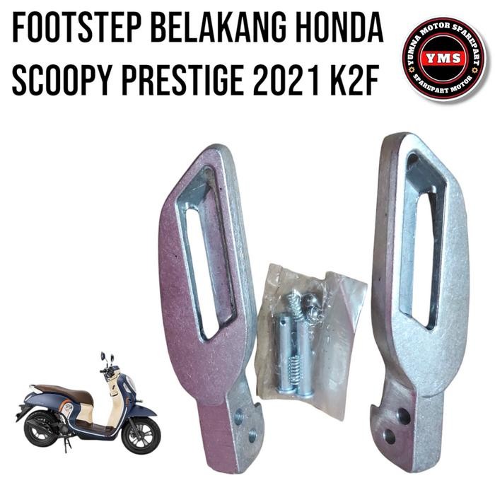 footstep belakang honda scoopy prestige 2021-2023 step belakang scoopy k2f