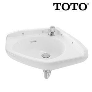 Terhemat Wastafel Sudut Toto Lw 7Cj Original