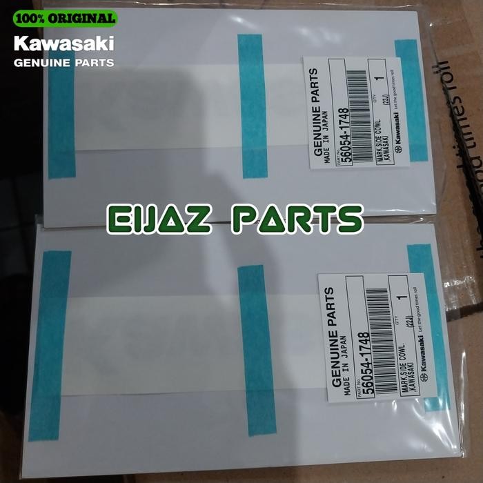 sticker stiker kawasaki cowling z800 versys1000 original kawasaki